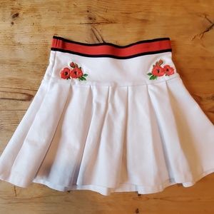 Embroidered Janie & Jack skirt sz 6 EUC